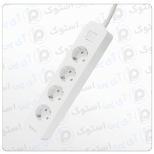 تصویر محافظ برق هادرون PS-P24 با 4 پریز ارت‌دار، بدنه مقاوم و طراحی جمع‌وجور مناسب برای تلویزیون و یخچال